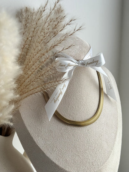 Elegante und luxuriöse Gliederkette in einem zarten Goldton - Javi Jewelery