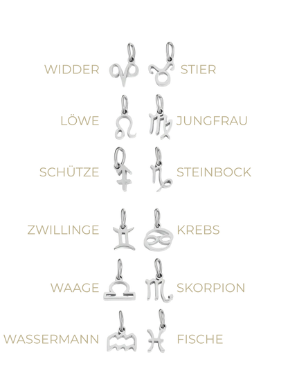 Sternzeichen ~ Kette Silber