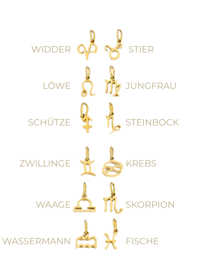 Sternzeichen ~ Kette Gold